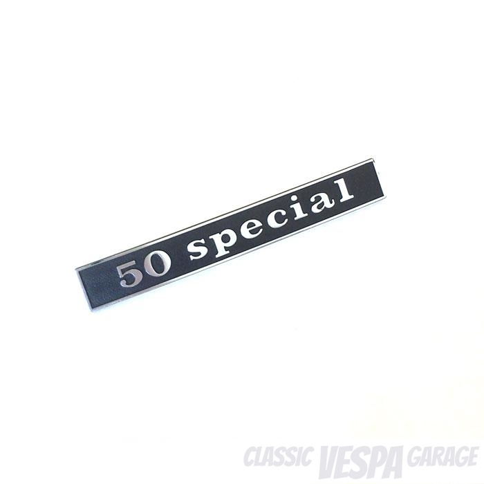 Schild Schriftzug 50 special Vespa