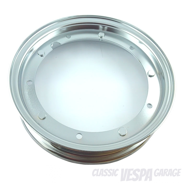 Felge Vespa 10 Zoll offen chrom 2.10x10
