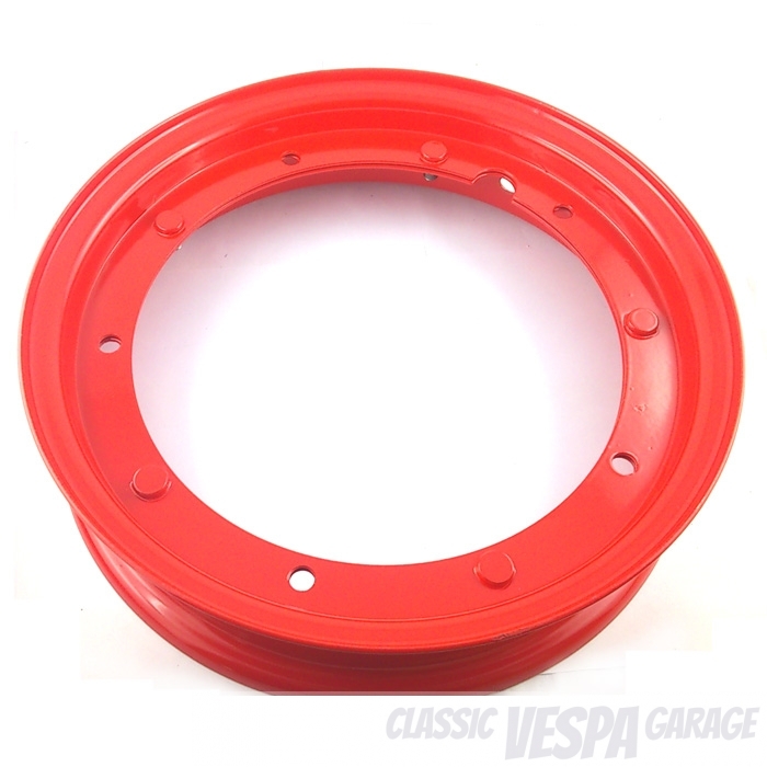 Felge Vespa 10 Zoll offen rot 2.10