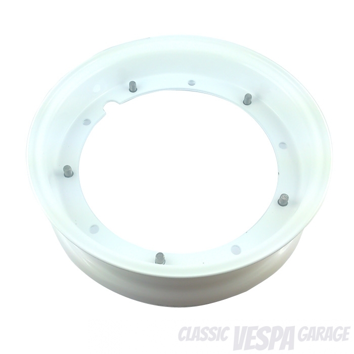 Felge 10 Zoll Vespa offen weiss 2.10x10