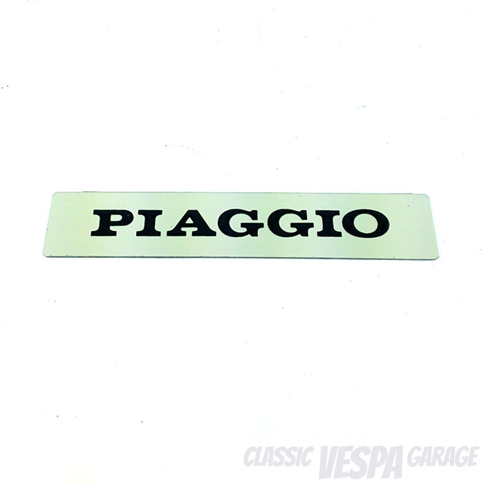 Schild Schriftzug "Piaggio" Vespa PK Kaskade