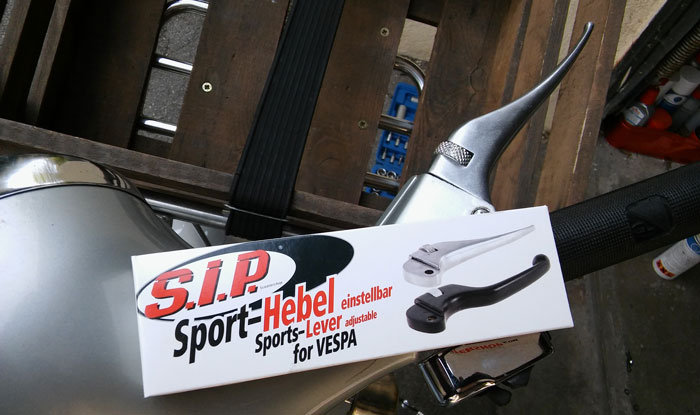 Sporthebel SIP Vespa 50 einstellbar silber