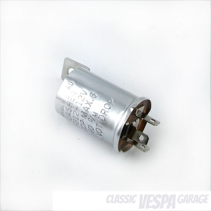 Blinkerrelais Vespa PX DC 12V 21W 3-Pin rund