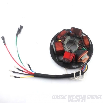 Zündgrundplatte Vespa PX 7 Kabel mit Batterie BGM