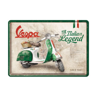 Blechschild Vespa Italian Legend 30x40cm