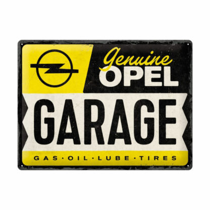 Blechschild Opel Garage 40x30cm