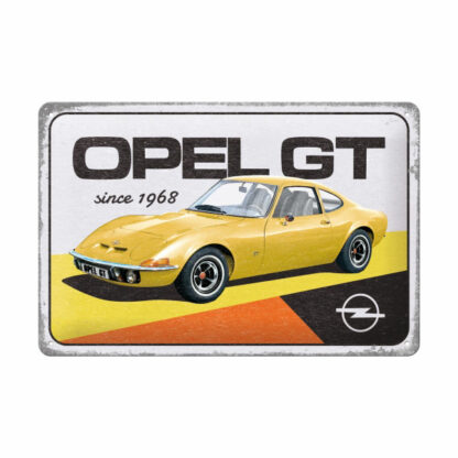 Blechschild Opel GT 30x20cm